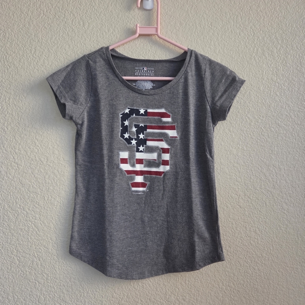 SF Giants American Flag Tee